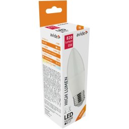 Avide LED gyertya izzó 8W E27 4000K, 820 lm (K)