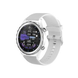 CARNEO Queen HR /44mm/ezüst/sport szalag/fehér