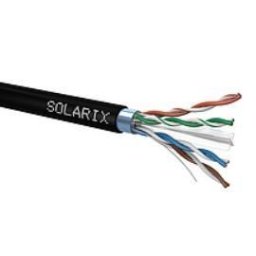 Solarix kültéri FTP kábel, Cat6, vezeték, PE, 500m SXKD-6-FTP-PE, 500m-es tekercs