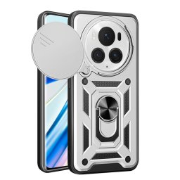 RING KAMERA Borító tartóval Honor Magic6 Pro ezüsthöz