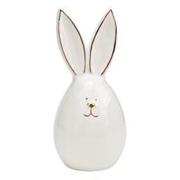 Kerámiai nyuszi AURIC BUNNY 14 cm fehér