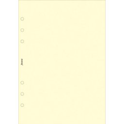 FILOFAX Kalendárium betét, jegyzetlap, personal méret, sima, FILOFAX, krémszín