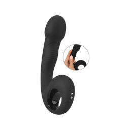 Black Velvets - G és P pont vibrátor (fekete)