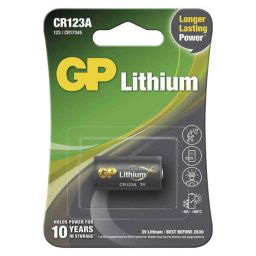 GP lítium akkumulátor CR123A