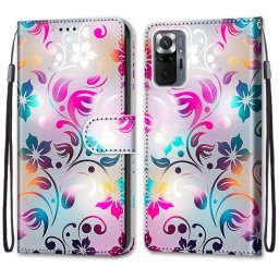 ART pénztárcaborító Xiaomi Redmi Note 10 Pro SZÍNES FLOWERS
