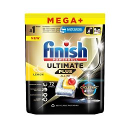 Mosogatógép tabletta 70/72 db/doboz Finish Ultimate Plus All in 1 Lemon