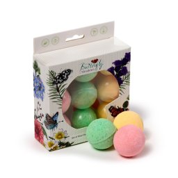 Mini Fürdőbomba Szett, 9 db-os - Pillangómező