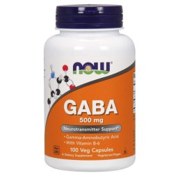 Now GABA B6 vitaminnal, 500 mg, 100 db