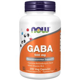 Now GABA B6 vitaminnal, 500 mg, 200 db