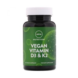 MRM Vegán D3 és K2 vitamin, 60 darab