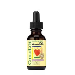 Childlife D3-vitamin természetes bogyós íz, 30 ml