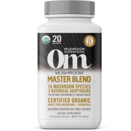 Om Mushrooms Mushroom Master Blendgyógygomba keverék 80db