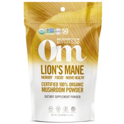 Om Mushrooms Lion s Mane (Hericium erinaceous) Oroszlánsörénygyógygomba 100g