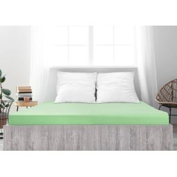 Mako-jersey pamut lepedő LUXORA 90x200 cm világoszöld