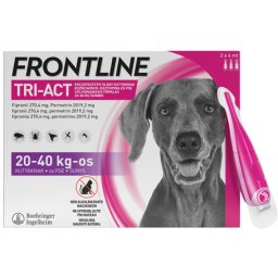 Frontline Tri-Act Spot On kutyáknak L (20-40 kg | 3 pipetta)
