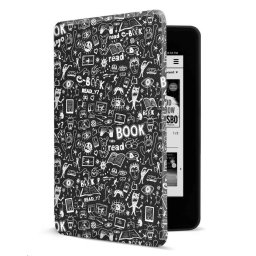 CONNECT IT tok Amazon NEW Kindle Paperwhite 4-hez (2018), fekete Doodle