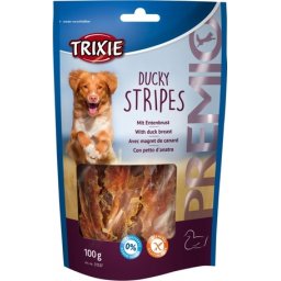 Trixie Premio Ducky Stripes szárított kacsamell csíkok (4 x 100 g) 400gr