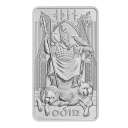 Norvég istenek - Odin - 10 Oz - ezüst befektetési ingot