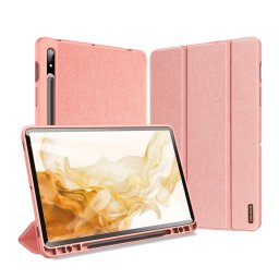 DUX DOMO Flip cover Samsung Galaxy Tab S8 / Tab S7 rózsaszín