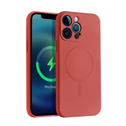 RUBBER MAGSAFE Apple iPhone 13 Pro piros tok