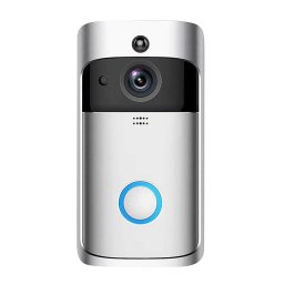 XSmart okos kapucsengő WiFi-s HD kamerával és kétirányú kommunikációval - ezüst (doorbell-v5)