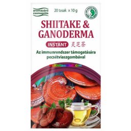 Instant Shiitake és Ganoderma tea, 20 db tasak - Dr. Chen