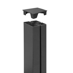 Nortene Térelválasztó panel oszlophoz végzáró - Tap Alupost (2 darab) szürke (K)