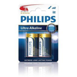 Philips akkumulátor C ExtremeLife , lúgos - 2db