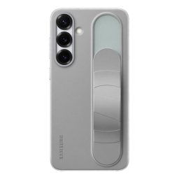 SAMSUNG szilikon telefonvédő (matt, beépített szíj, kitámasztó) VILÁGOSSZÜRKE Samsung Galaxy S25 Plus (SM-S936)