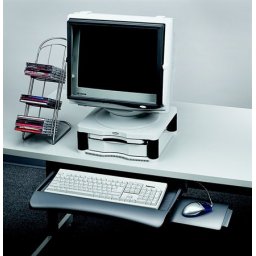 FELLOWES Billentyűzettartó, kihúzható, FELLOWES "Underdesk"