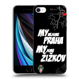 Átlátszó szilikon tok az alábbi mobiltelefonokra Apple iPhone SE 2020 - FK Viktoria Žižkov A