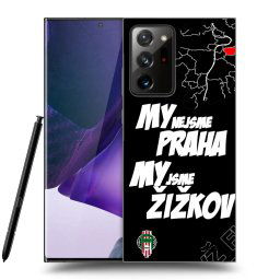 Fekete szilikon tok az alábbi mobiltelefonokra Samsung Galaxy Note 20 Ultra - FK Viktoria Žižkov A