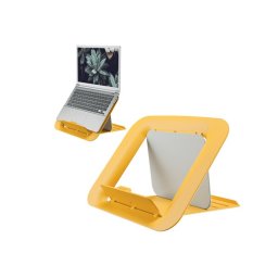 LEITZ állítható laptop állvány ERGO Cosy, meleg sárga színben