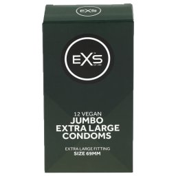 EXS - Jumbo nagyméretű óvszer (69 mm) (12 db)