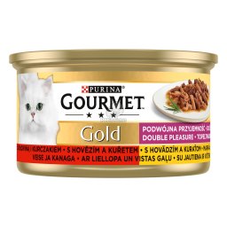 Gourmet Gold Duó élmény 12 x 85 g marha és csirke