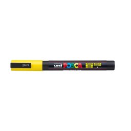 Dekormarker 0,9-1,3mm, Uni Posca PC-3M sárga