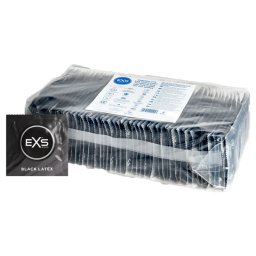 EXS Black Latex fekete óvszer (100 db)