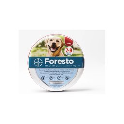 Foresto bolha és kullancs nyakörv 70cm 8kg feletti kutya számára