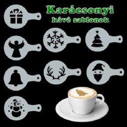 Karcsonyi kv dszt sablon