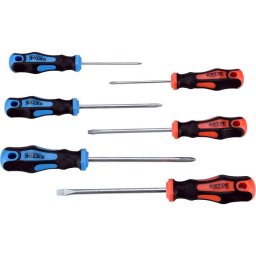 EXTOL PREMIUM csavarhz klt., 6db; lapos:375, 5,5100 s 6,5125mm, PH060, PH1100 s PH2125, CV., mgneses, papr tartban