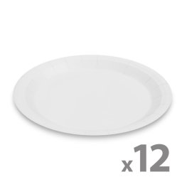 Family Paprtnyr szett - fehr - 23 cm - 12 db / csomag