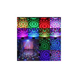 Diszkgmb LED fnyeffekt RGB vett - Buli fnyeffektek, diszk lmpa, party dekorcis vilgts
