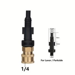 1/4 Gyorscsatlakoz Nyomsos Mos Adapter - Kompatibilis Karcherrel, Lavorral, Bosch-szal