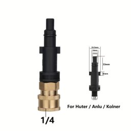 1/4 Gyorscsatlakoz Nyomsos Mos Adapter - Kompatibilis Karcherrel, Lavorral, Bosch-szal
