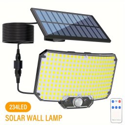 234 LED kltri napelemes lmpa mozgsrzkelvel