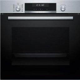 Bosch HBG578ES3 Beépíthető Sütő 10 funkcióval, Digit. Kijelzővel, 71 L, Teleszkópos sütősín, Öntisztító funkció: Pirolitikus