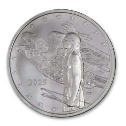 Mesa Grande Native American Bison Dollar (2025) - 1 Oz - ezüst gyűjtői érme