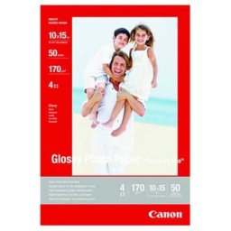 Canon fotópapír fényes, GP-501, fotópapír, fényes, 0775B005, fehér, 10x15cm, 4x6", 210 g/m2, 10 db, tintasugaras fotópapír