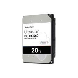 WD Ultrastar® HDD 20TB (WUH722020BLE6L4) DC HC560 3,5 hüvelyk 26,1MM 512MB 7200RPM SATA ULTRA 512E SE NP3