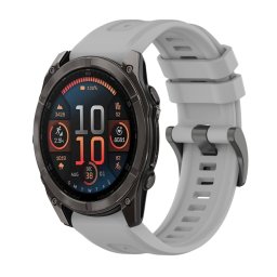 SILICONE Cserélhető szíj Garmin Fenix 8 51mm szürke